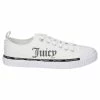 JUICY COUTURE WHITE CANVAS TRAINER