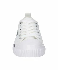 JUICY COUTURE WHITE CANVAS TRAINER