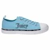 JUICY COUTURE FOOTWEAR POWDER BLUE CANVAS TRAINER