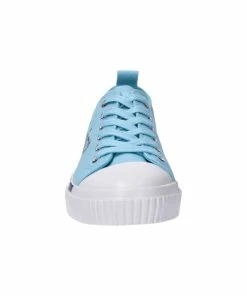 JUICY COUTURE FOOTWEAR POWDER BLUE CANVAS TRAINER