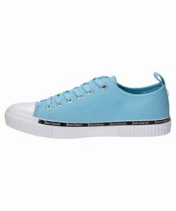 JUICY COUTURE FOOTWEAR POWDER BLUE CANVAS TRAINER