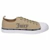 JUICY COUTURE TAUPE CANVAS TRAINER