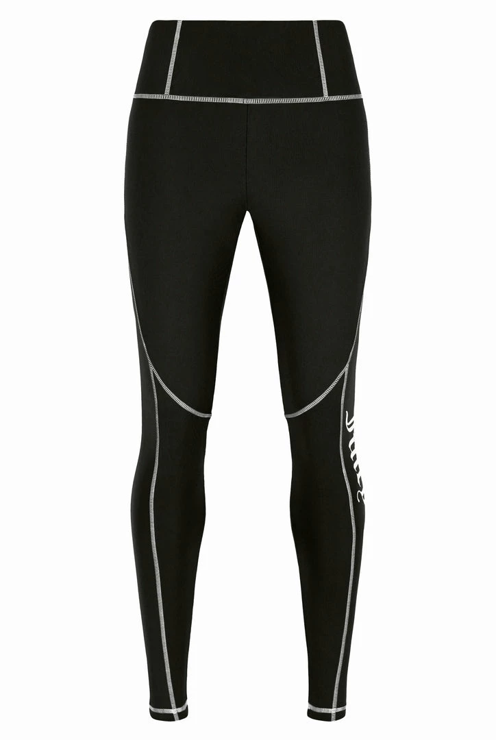 JUICY COUTURE SPRING SUMMER '22 COLLECTION BLACK INTERLOCK SPORT LEGGING