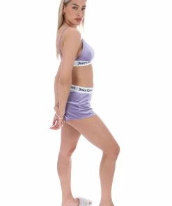 JUICY COUTURE DAYBREAK VELVET LOUNGE TRIANGLE BRA NEW IN