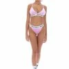 JUICY COUTURE LINGERIE & NIGHTWEAR ORCHID PINK VELVET LOUNGE TRIANGLE BRA