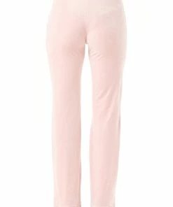 JUICY COUTURE PALE PINK CLASSIC VELOUR DEL RAY BOTTOMS TRACKSUITS