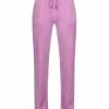 JUICY COUTURE ORCHID PINK CLASSIC VELOUR DEL RAY POCKETED BOTTOMS