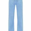 JUICY COUTURE POWDER BLUE CLASSIC VELOUR DEL RAY POCKETED BOTTOMS SPRING SUMMER '22 COLLECTION