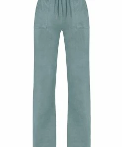 JUICY COUTURE CHINOIS GREEN CLASSIC VELOUR DEL RAY POCKETED BOTTOMS