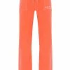 JUICY COUTURE FRESH CORAL RECYCLED VELOUR POCKETED BOTTOMS SPRING SUMMER '22 COLLECTION