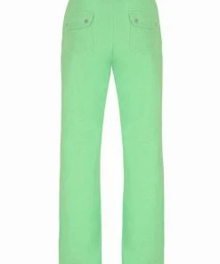 JUICY COUTURE SPRING SUMMER'22 COLLECTION MINT TERRY TOWELLING DEL RAY POCKETED BOTTOMS