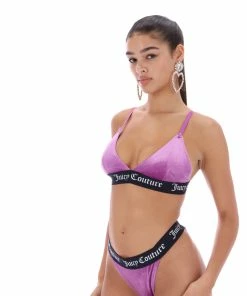 JUICY COUTURE PURPLE VELVET LOUNGE KNICKER