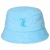 JUICY COUTURE AQUA MONOGRAM TOWELLING BUCKET HAT