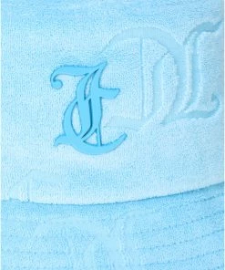 JUICY COUTURE AQUA MONOGRAM TOWELLING BUCKET HAT