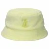 JUICY COUTURE YELLOW PEAR MONOGRAM TOWELLING BUCKET HAT