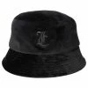 JUICY COUTURE BLACK TONAL JC BUCKET HAT SPRING SUMMER '22 COLLECTION