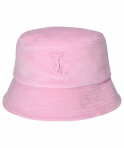 JUICY COUTURE PINK PETAL TONAL JC BUCKET HAT SPRING SUMMER '22 COLLECTION