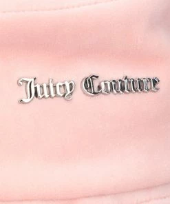 JUICY COUTURE SPRING SUMMER'22 COLLECTION PALE PINK VELOUR BUCKET HAT