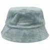 JUICY COUTURE SPRING SUMMER '22 COLLECTION CHINOIS GREEN VELOUR BUCKET HAT