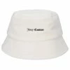 JUICY COUTURE CREAM VELOUR BUCKET HAT