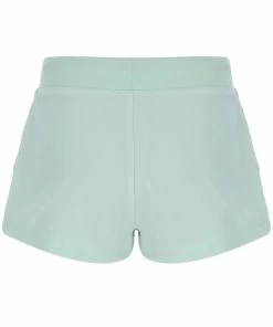 JUICY COUTURE TRACKSUITS MINT GREEN LUXE VELOUR TRACK SHORT