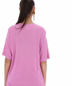 JUICY COUTURE ORCHID PINK BAMBOO BOYFRIEND TEE