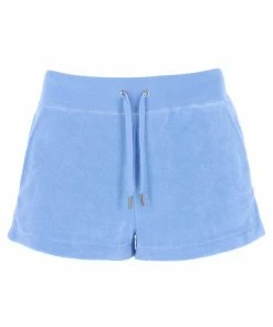 JUICY COUTURE TRACKSUITS DELLA ROBIA TERRY TOWELLING TRACK SHORT