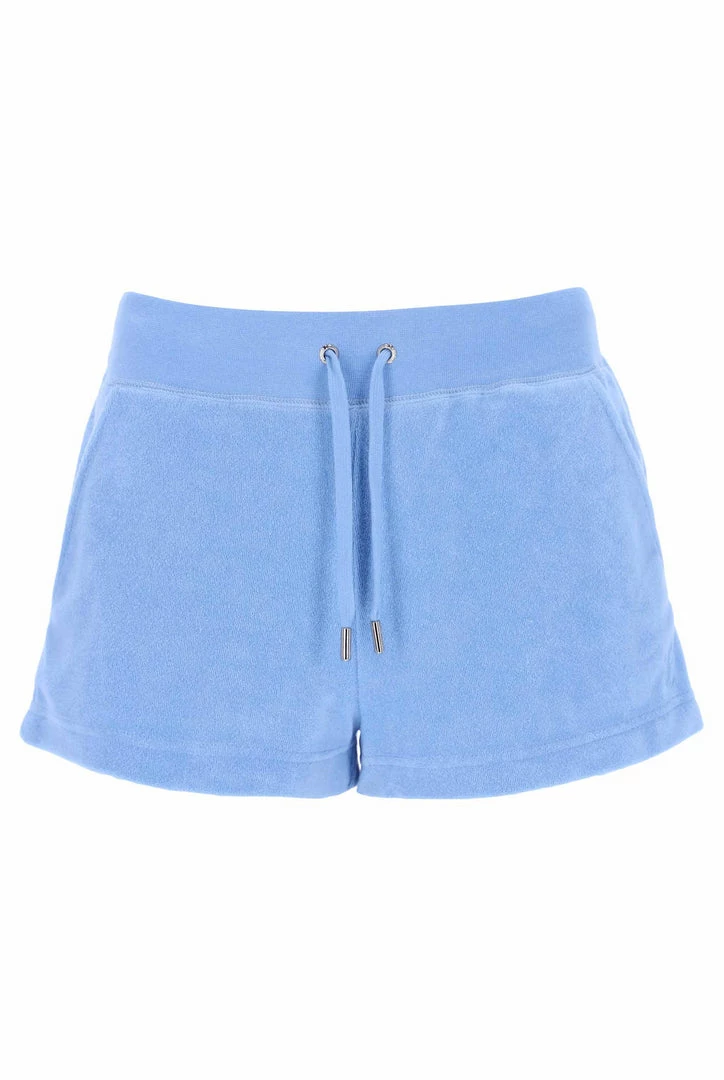 JUICY COUTURE TRACKSUITS DELLA ROBIA TERRY TOWELLING TRACK SHORT