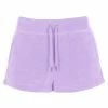 JUICY COUTURE TRACKSUITS PASTEL LILAC TERRY TOWELLING TRACK SHORT