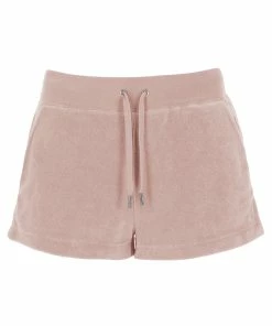 JUICY COUTURE SHADOW GREY TERRY TOWELLING TRACK SHORT TRACKSUITS