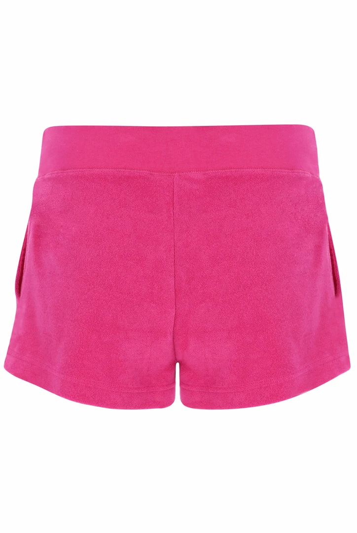 JUICY COUTURE RASPBERRY ROSE TERRY TOWELLING TRACK SHORT TRACKSUITS