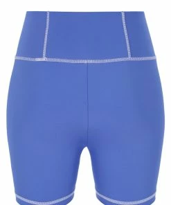 JUICY COUTURE SPRING SUMMER '22 COLLECTION BAJA BLUE INTERLOCK SPORT SHORT