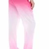 JUICY COUTURE PINK OMBRE SATIN PYJAMA TROUSERS BOTTOMS