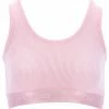 JUICY COUTURE ALMOND BLOSSOM RIBBED VELOUR RACER BRA