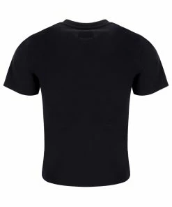 JUICY COUTURE BLACK FANTASY FLORAL GRAPHIC GIRLFRIEND TEE