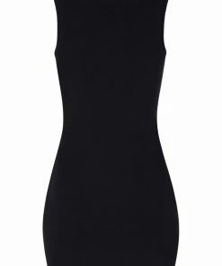 JUICY COUTURE BLACK J'ADORE DIAMANTE TANK DRESS