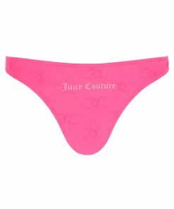 JUICY COUTURE FLURO PINK MONOGRAM BIKINI SET