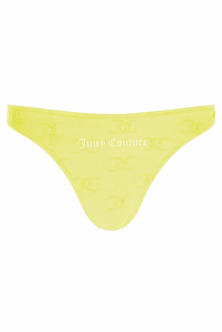 JUICY COUTURE YELLOW PEAR MONOGRAM BIKINI SET SPRING SUMMER '22 COLLECTION