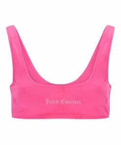 JUICY COUTURE FLURO PINK MONOGRAM BIKINI SET