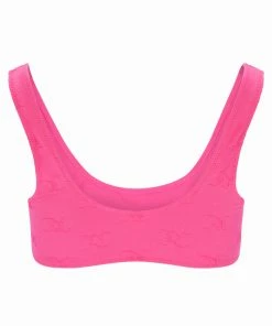 JUICY COUTURE FLURO PINK MONOGRAM BIKINI SET