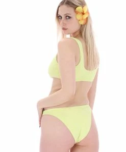 JUICY COUTURE YELLOW PEAR MONOGRAM BIKINI SET SPRING SUMMER'22 COLLECTION