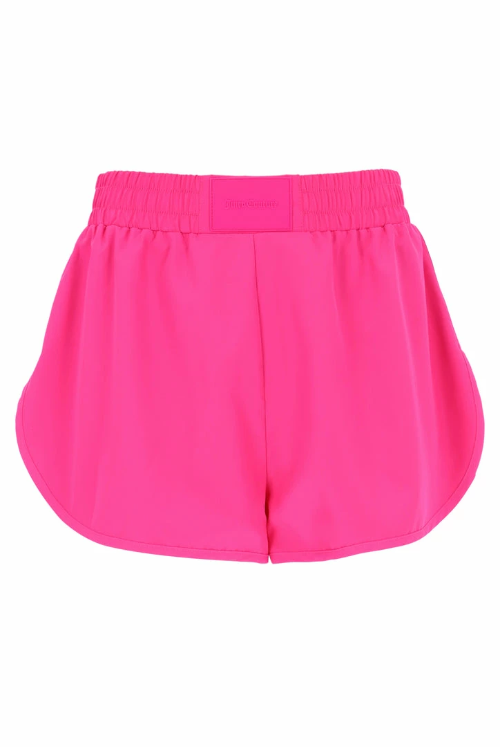 JUICY COUTURE PINK GLO LIGHTWEIGHT RUNNING SHORTS TRACKSUITS