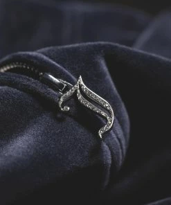 JUICY COUTURE NIGHT SKY BLUE ROBERTSON TRACKSUIT TOP WITH HOODIE TRACKSUITS