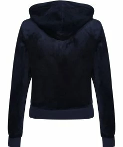 JUICY COUTURE NIGHT SKY BLUE CLASSIC VELOUR ROBERTSON HOODIE TRACKSUITS