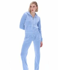 JUICY COUTURE DELLA ROBIA CLASSIC VELOUR ROBERTSON HOODIE