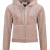 JUICY COUTURE TRACKSUITS WARM TAUPE CLASSIC VELOUR ROBERTSON HOODIE