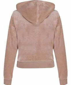 JUICY COUTURE TRACKSUITS WARM TAUPE CLASSIC VELOUR ROBERTSON HOODIE