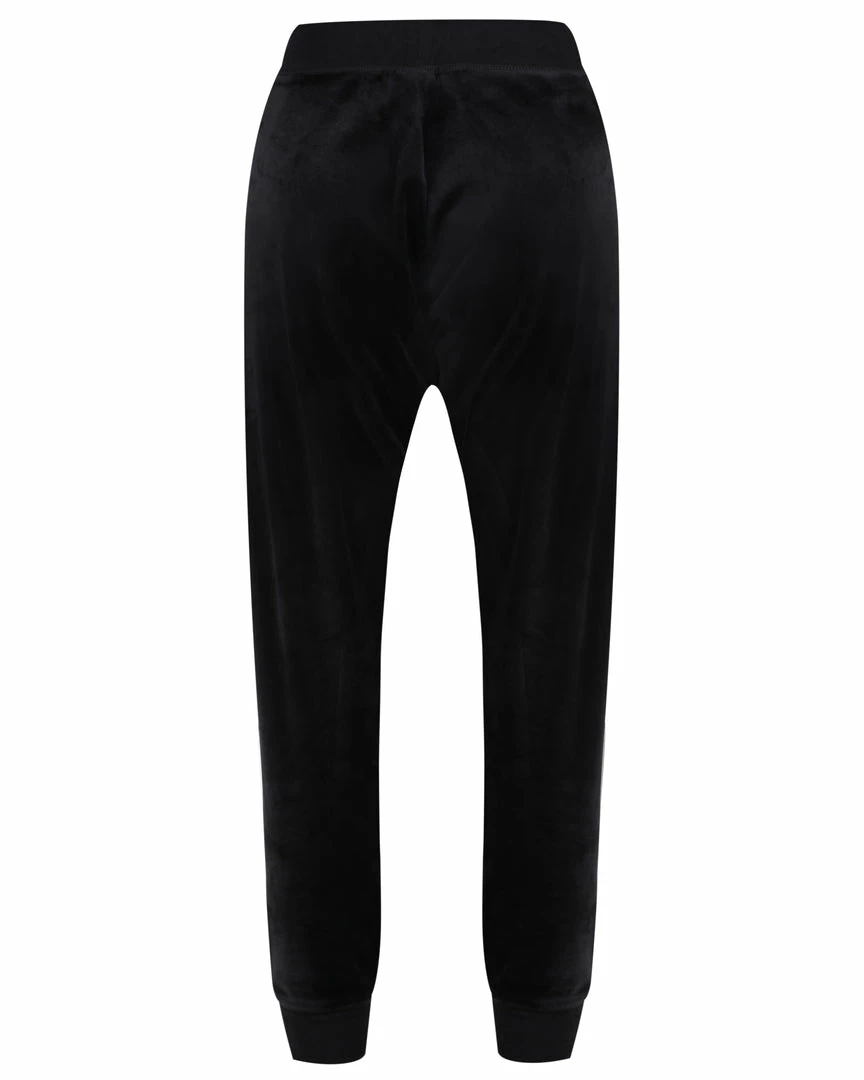 JUICY COUTURE TRACKSUITS BLACK CLASSIC VELOUR CUFFED JOGGER