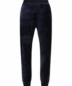 JUICY COUTURE NIGHT SKY BLUE CLASSIC VELOUR CUFFED JOGGER