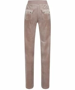 JUICY COUTURE TRACKSUITS WARM TAUPE CLASSIC VELOUR DEL RAY POCKETED BOTTOMS